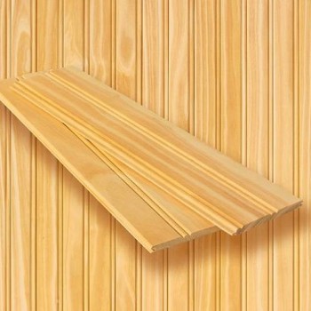 Clear Pine Beaded Planking, includes base and top rails.  96" length