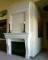 Square recess overmantel