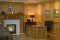 Another look includes this Orland mantel featuring the Gothic fireplace surround paired with limestone facing