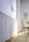 Raised panel wainscot sets off any room or hallway, for a more formal look