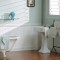 2" Beaded Birch wainscoting, painted white
