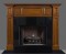 Orland mantel with galaxy black granite