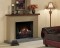 A fireplace, hearth and cabinet mantel can be built to house the 24FI061 Electric Fireplace Insert, by Classic Flame.