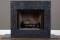 Installed picture of the Blue Pearl granite facing.