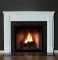 The Olympic Fireplace Mantel has Dentil molding and Corinthian styling