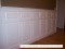 Another custom two-tiered raised panel wainscot residential application