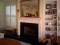A fireplace mantel was integral to this room makeover