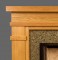 Clean line details mark the Bridgeport Fireplace Mantel.