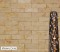 The Miniere Dore split face stone color has rich earth tones including beiges and rust and taupe. Makes a beautiful fireplace surround, back splash or feature wall.