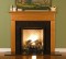 Dentil molding underneath the mantel top shelf