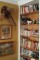 Highland Oak library panel, as back wall of bookcase