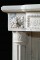 French Mantel in Carrara White Marble