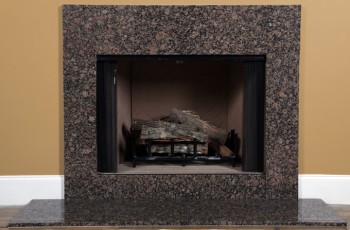 The Baltic brown granite is a flawless granite fireplace facing kit.