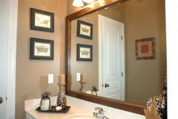 Bathroom Mirror Frame - Tuscan Coffee - 58 1/2" x 42 1/4"