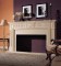 Royale Botticino marble mantel.  Ivory and beige coloring