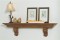 Ardmore Mantel Shelf, available in Oak or Paint Grade.  Egg and dart molding and acanthus leaf corbel brackets