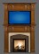 Orland mantel with overmantel application... two mantels, stacked