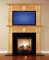 Contact Design The Space for help with a fireplace mantel with an overmantel (a second mantel, sitting atop the lower mantel) to frame a mirror, wall, or television.  (The cost of this is typically the cost of two mantels.)