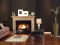 Crown and dentil molding makes this fireplace