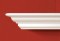 Closeup of Manassas Mantel Shelf in White