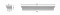 Crestview 72" Mantel Shelf Dimension Diagram.  One size, one wood that is suitable for painting.