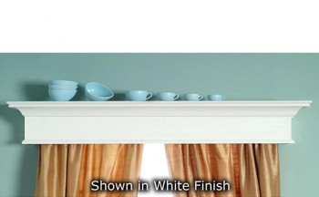 Crestwood Cornice - painted white