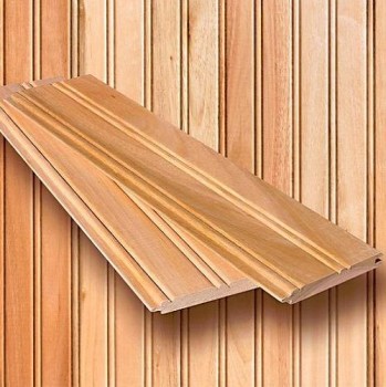 Clear Pine Beaded Planking, includes base and top rails.  96" length