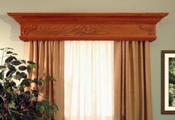 Let your windows say something by adding the Wilmington custom wood cornice.