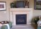Clean lines mark the Vinemont Thin Cast Stone Mantel