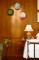 Williamsburg Cherry library paneling complements our wainscot panels
