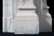 The Renaissance marble mantel is well grounded and true to design styling