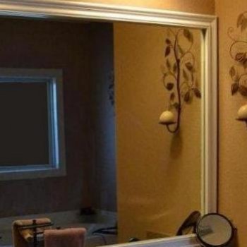 Chelsea Mirror White Bathroom Mirror Frame