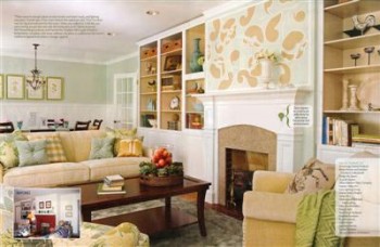 Hanford Mantel Style painted white