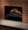 To compare ... The Dimplex Standard Electric Fireplace Insert DFI2309 shown here has a slightly different log pattern and does not have the LED lighted flames.