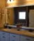 Chelsea Mirror Frame in Master Bath - White Finish