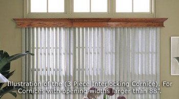 Dress up your windows with the Crestwood window cornice.