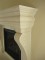 Detailed image of our stone mantel