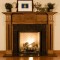Oak Mantels for fireplaces in a colonial design continue to be popular