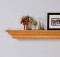 Manassas mantel shelf in oak, golden honey finish