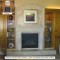 Contact us for information on the optional chiseled stone mantel shelf