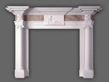 The St. James Marble Mantel, circa 1780