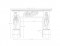 Canova marble mantel diagram