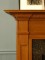 Dentil Molding and Tiered Crown molding mark the San Pablo Fireplace Mantel