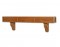 The Mission mantel shelf looks great on any wall.  Corbels are optional. Craftsman styling