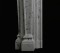 Carefully designed recessed panels continue to the floor in this Italian Marble Mantel