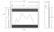Specifications for the 57" larger size electric fireplace