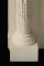 Marble Mantel leg in White Limestone