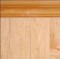 Maple with Natural Finish, Flat V-Groove Side & Large Chair Rail Molding