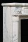 French Mantel in Carrara White Marble
