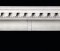 Elaborate dentil molding, above intricate egg and dart molding are features of the top shelf styling